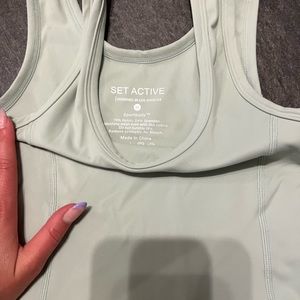 Set Active one piece light green